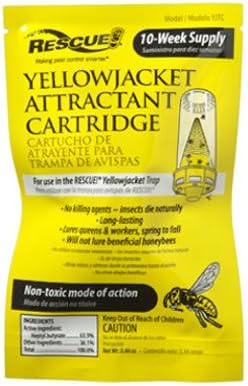 (4) ea Sterling Rescue YJTC 10 Week Yellowjacket Attractant Refill Cartridges