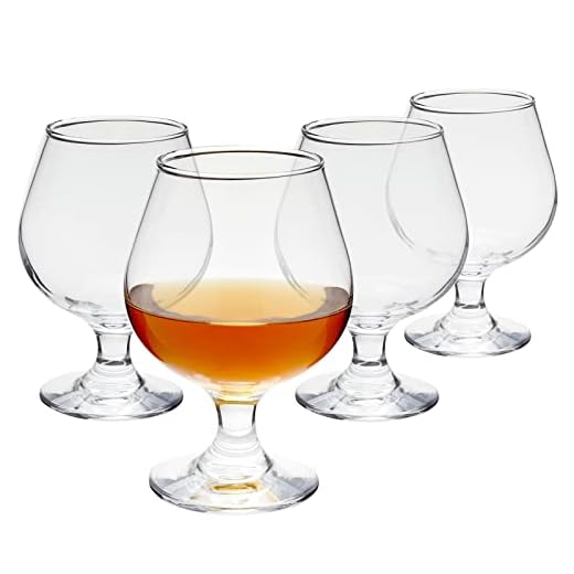 4 Copas de Whisky, Copas de Bourbon para Coñac, Brandy, Cócteles, Aptas para lavavajillas, Transparentes, 380 ml