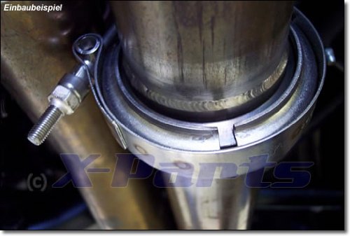 Edelstahl V-Band Klemme 4 Zoll - Für Turbo Auspuff & Abgasanlagen