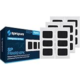 SpiroPure SP-FRAIR2 Refrigerator Pure Air Filter Replacement for 242047805, Pure Air Ultra 2, PureAir Ultra II, PAULTRAII2PK, 5303918847, AP6285787, GF24, FAF006, CF24, ELPAULTRA2 (6 Pack)