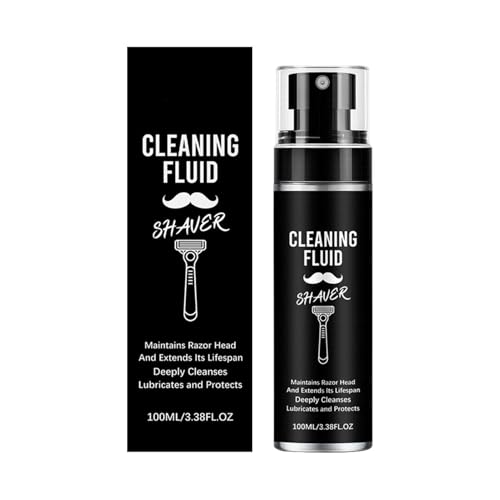 Spray nettoyant pour tondeuse - Liquide d'entretien pour tondeuse - Formule lisse - Matériau facile à appliquer - Sans danger - Outil de toilettage pour homme, papa, père, barbier