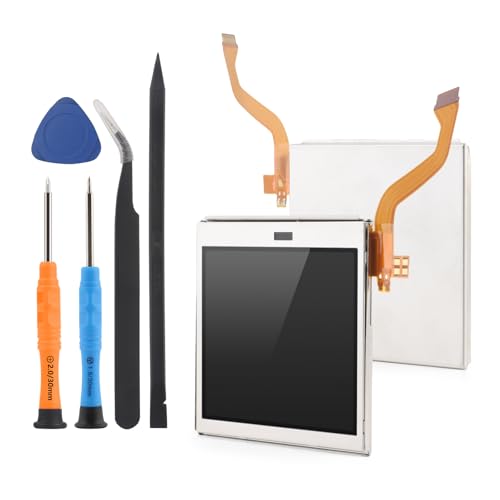 YWLRONG for Nintendo DS Lite Top Upper LCD Screen Display for Nintendo DS Lite Screen Repair Replacement Assembly Accessories Part with Repair Tools