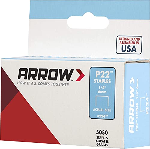 Arrow 224 Heavy Duty P22 Staples for Use with Plier-Type Paper and Bag Staplers in Restaurants, Offices, Classrooms, 5050-Pack, 1/4-Inch Leg Length, 7/16-Inch Crown Width - Thumbnail 4