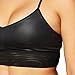 Alo Yoga Women's Lavish Bra, Black Glossy/Black, Medium