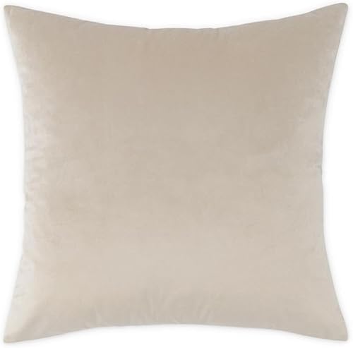 Miniatura 3 de MICHAEL AMINI Infinity - Juego de 2 almohadas de terciopelo de 21 x 21 pulgadas en color dorado/crema metalizado
