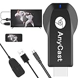 Grithope HDMIミラーキャスト【2025年最先端技術搭載・Anycast正規認証】4K HD/1080P対応 テレビにスマホ画面を映す iPhone & Android 接続モード切替不要 YouTube視聴対応 ワイヤレス ミラーリング 簡単接続 Android/iOS/Windows/Mac OS対応 日本語取扱説明書付き（ブラック）