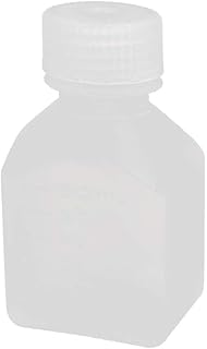 New Lon0167 40mmx40mmx90mm 60ml Featured HDPE Plastic Rectangle reliable efficacy Small Mouth Bottle White(id:dce d1 d9 1be)