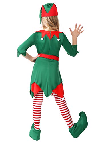 Disfraz Completo Duende de Navidad para Niñas miniatura 3