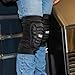 Klein Tools 60492 Knee Pads, Lightweight Padded Knee Sleeves, Breathable Mesh Back, Elastic Cuff with Slip-Resistant Silicone, Black, M/L