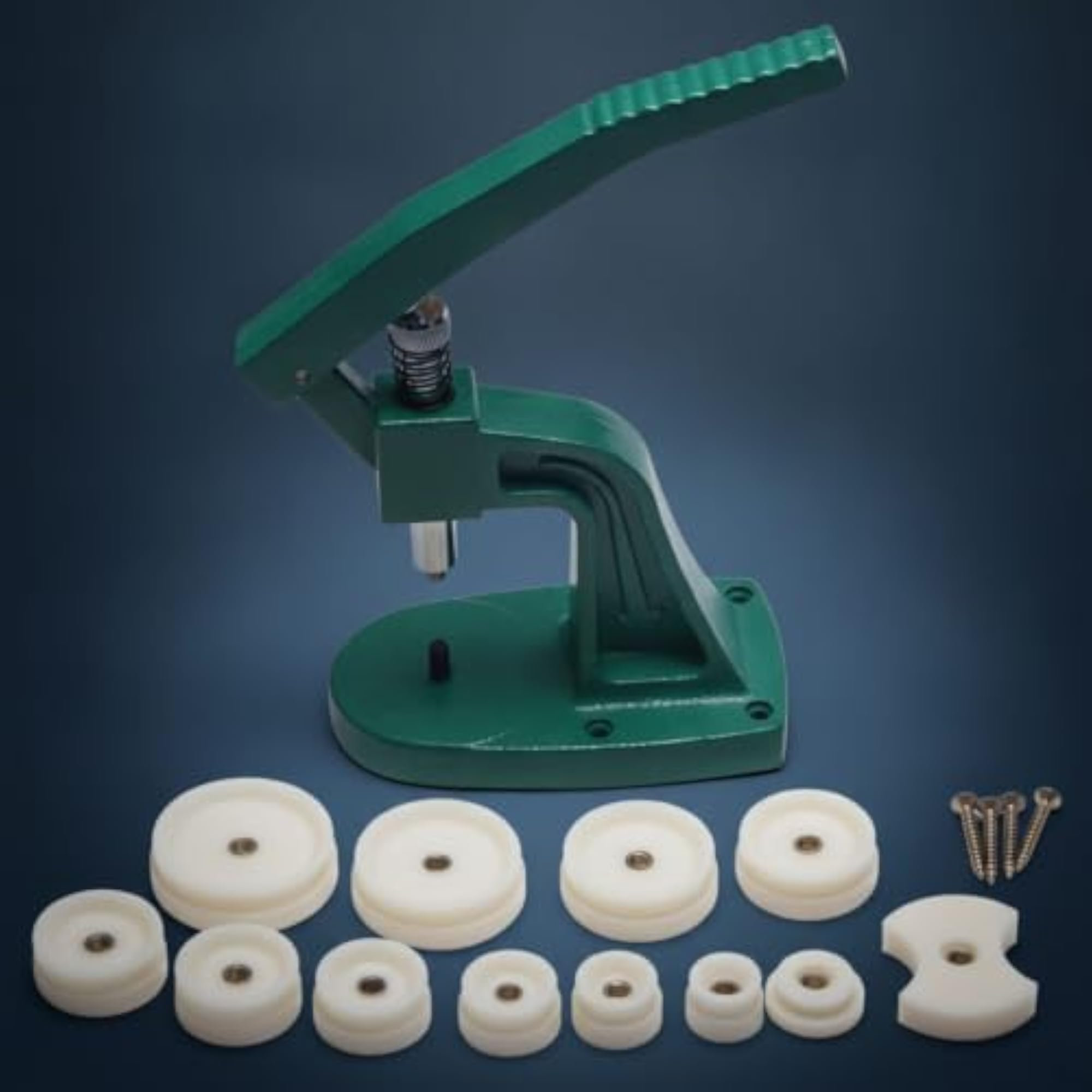 Manual Watch Case Press with Dies, Green Heavy Press