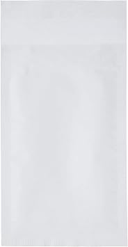 Postmaster Padded Envelopes A6 White Peel Seal Bubble Mailers 100x165mm, 10 Pack