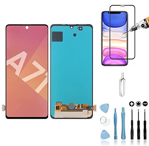 Écran OLED Samsung Galaxy A71 vitre tactile noir rechange SM-A715F
