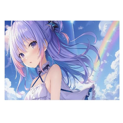 Impresión artística para sala de estar LIAZLIUT, cuadro de anime japonés en lienzo