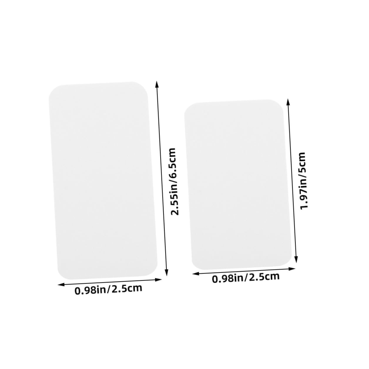 180pcs Insect Specimen Display Mat with Rounded Corners, Micro Mounting Cards 50x25mm 65x25mm for Precise Butterfly Spreading and Science Lab Entomology Education