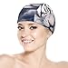 Tiger Stars Cloud Cute Swim Cap for Men Women Comfy Swimming Hat Fit Long and Short Hair High Elasticity