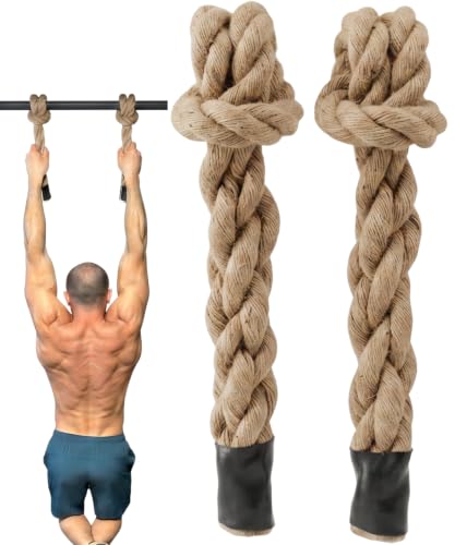 Rope Grips For Grip Strength Training | Fitness Accessory for Dumbbells Pull Ups Barbells Kettlebells