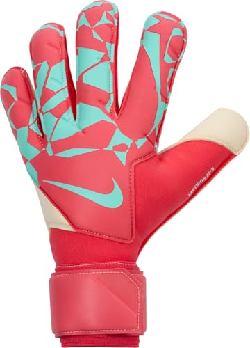 NIKE Vapor Grip3 Goalkeeper Guantes De Fútbol, Ember Glow/Aurora Green/Aurora Green, HQ0304-850, 10