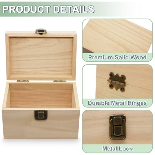 DSYIL Index Card Holder, Wooden Index Card Box, 3 x 5 Flash Cards Holder with 35 Dividers, Recipe Cards Case for Organizing Business Cards, Study Cards and Note Cards
