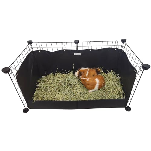 Hayzee Original Guinea Pig Hay Holder Feeder Litter Box Less Mess Encourages Natural Burrowing Instincts and Provides Ample Supply of Hay to Guinea Pigs and Rabbits (Black, 27") - image 4