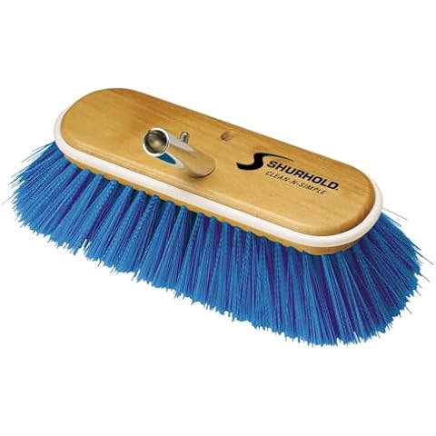 Shurhold 10" Extra-Soft Deck Brush - Blue Nylon Bristles Cover