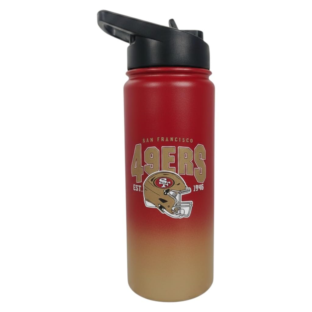 Proformance Home NFL San Francisco 49ers ProFlip Vintage Arch 20oz Stainless Steel Water Bottle โ image 1