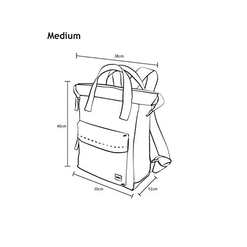 Sac Roka Bantry B Medium imperméable en nylon robuste Midnight - 5