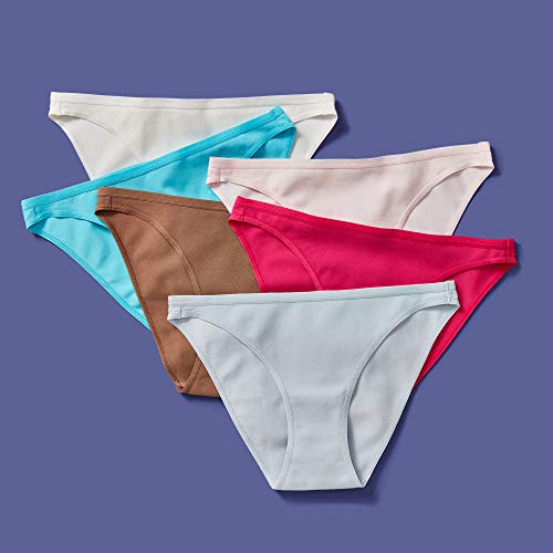 Yellowberry - Petal Pima Cotton Best Girls Most Comfortable Quality Underwear Bundle for Tweens Teens (Pack of 6)4