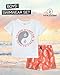 Volcom Baby Boys Swim Set - 2 Piece Short Sleeve Swim Shirt Graphic Tees & Board Shorts - Infant Toddler Little Boys Swimsuit, Size 2T, Coral Cloud