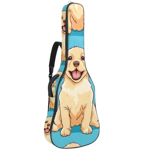 Étui souple guitare acoustique imperméable avec sangle et 2 poches