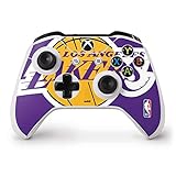 Skinit Decal Gaming Skin Compatible with Xbox One S Controller - Officially Licensed NBA Los Angeles Lakers Large Logo Design