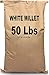 EasyGo Product White Millet Wild Bird Food - 50 lb