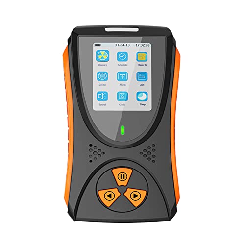 Licperron Detector de radiación nuclear, Dispositivo de alarma de dosificación de contador Geiger, Monitor de dosímetro Medidor digital portátil Alta precisión de sensibilidad Cover