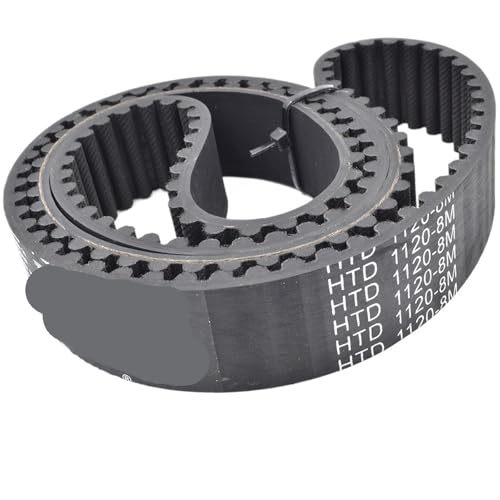 Courroie de distribution 8M en caoutchouc renforcé à structure durable 1128-8M 141 dents