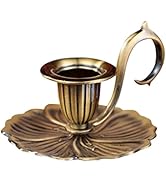 Uonlytech Tealight Candle Stand Retro Taper Candle Holders Chamber Candle Stick Holder Metal Cand...