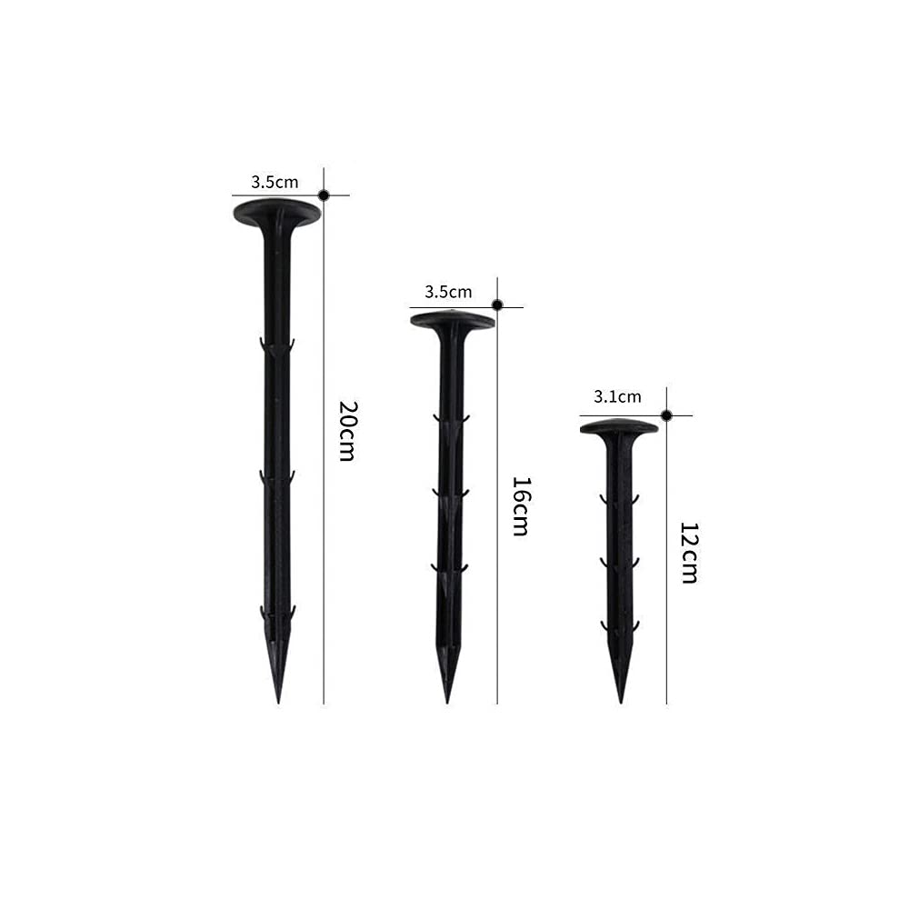 Amazon | 防草シート 固定ピン 除草シート ピン 100本組 20cm 抜け