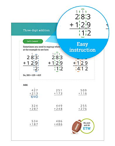 Ixl | The Ultimate Grade 2 Math Workbook | Multi-Digit Addition, Subtraction, Place Value, Measurement, Data, Geometry, Perimeter, Counting Money, And Time For Classroom Or Homeschool Curriculum #TOP4