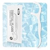 150 Count Dental Flossers Each Individually Wrapped, Floss Singles Bag, Travel Hotel Restaurant Office Car Dental Floss, Floss Picks Oral Care Teeth Clean Flat Wire