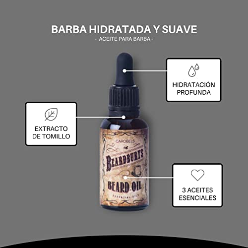 Beardburys Beard Care Kit - Complete Grooming Set: Beard Shampoo, Conditioner, Oil and Wax, Natural Ingredients, All Beard Types, Gift Set for Men - Image 4