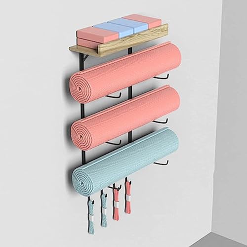 Support de tapis de yoga pour la maison et studio de gym ordonné