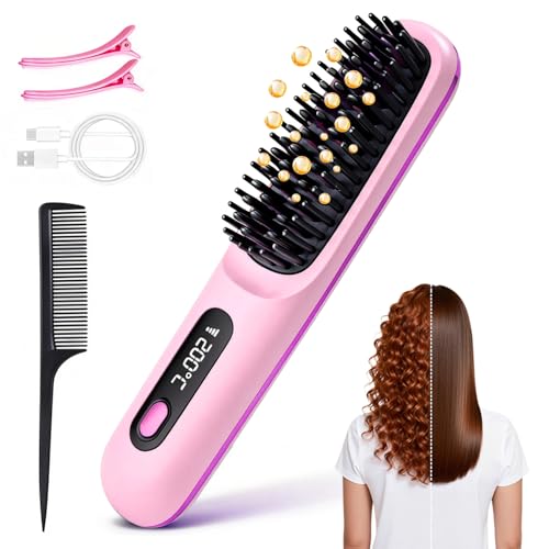 Cepillo alisador de cabello Go Brush Pro inalámbrico miniatura 1