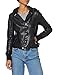 Freaky Nation Damen Glance up-FN Lederjacke, Black, L