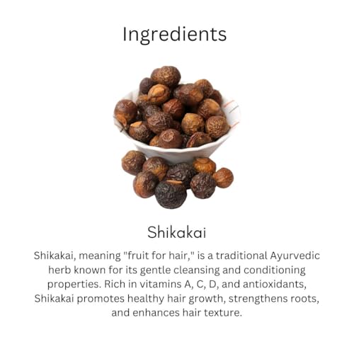 Image of Khadi Natural Satritha Hair Shampoo for Scalp Cleansing, Hair Strength & Healthy Hair Growth | Suitable for All Hair Types | 210ml