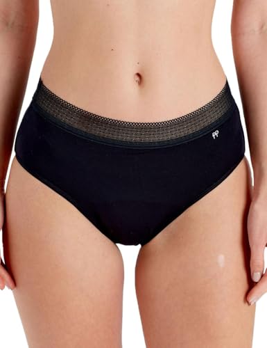 Culotte menstruelle noire femme Pretty Polly taille M lavable