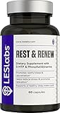 LES Labs Rest & Renew, Natural Sleep Aid for Deep Relaxation and Recovery, Non-Habit Forming, 60...