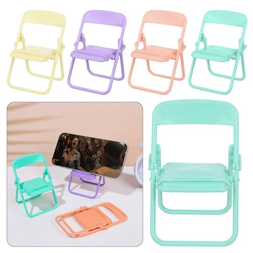 Image of Chair-Shaped Mobile Stand - Stylish & Sturdy Phone Holder for Desk, Home & Office Use (1 Pc)