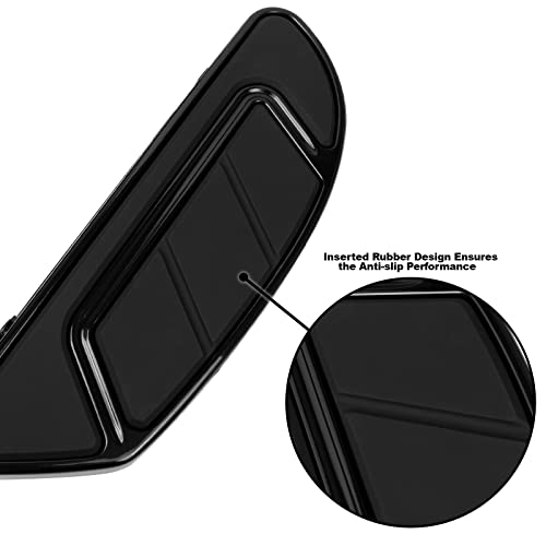 Vastmt Motorcycle Front Footboard Rider Driver Footboard Floorboard Kit For Harley Touring Road King Electra/Street/Road Glide1986-2022 And Trike Models 2008-2022, Softail Fl 1986-2017, Fld 2012-2016 #TOP3