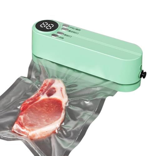 Máquina de vacío de alimentos,Máquina de envasado al vacío-Máquina de vacío con 3 modos de tiempo de sellado | Máquina de sellado rápido con pantalla digital, fantásticos utensilios de cocina para r