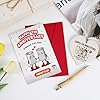 10th Wedding Anniversary Card and 10th Anniversary Wooden Heart Hanging Plaque Tin Wedding Keepsake Cute Funny 10 Year Anniversary Card for Couples #3