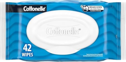 Cottonelle Flushable Wipes Pack of 42