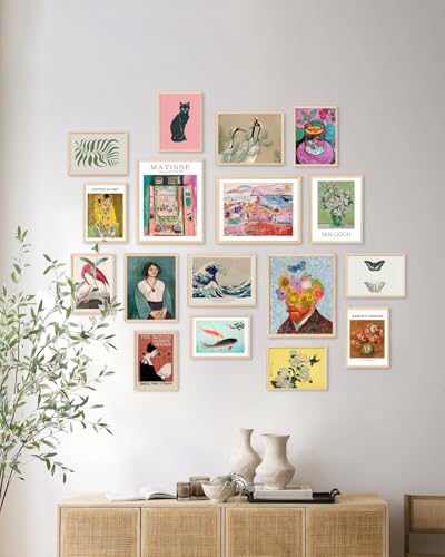 Décoration murale éclectique et affiches sur toile bohème KBKBART